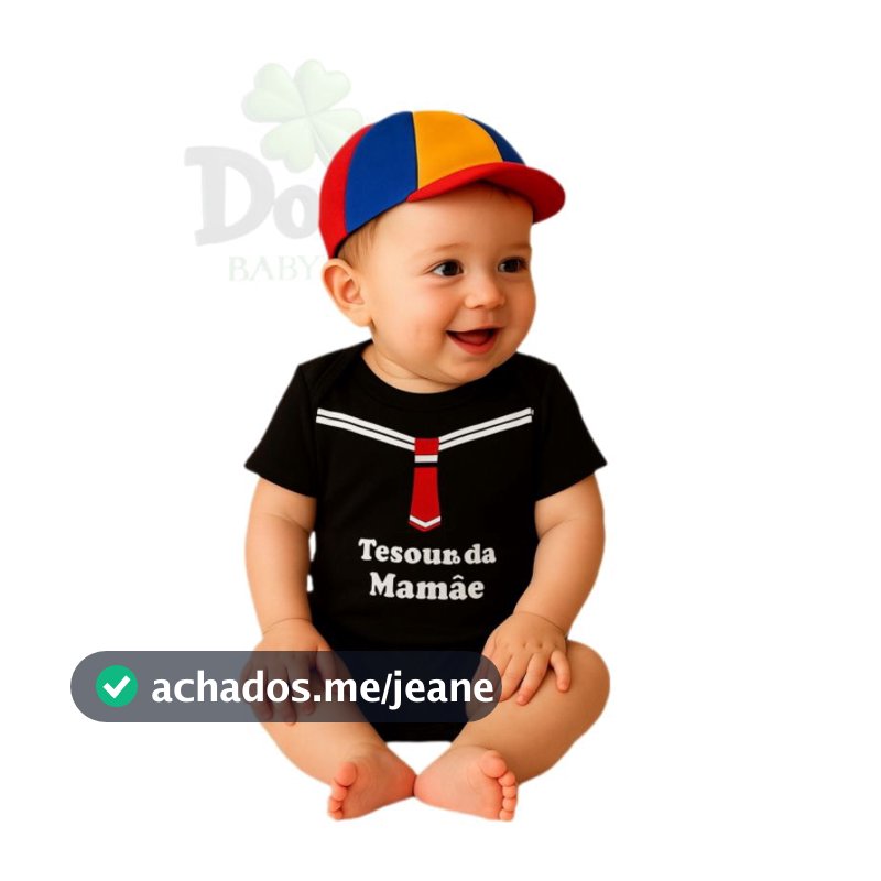 Body de Bebê Kiko Turma do Chaves + Boina Mesversário Temático
