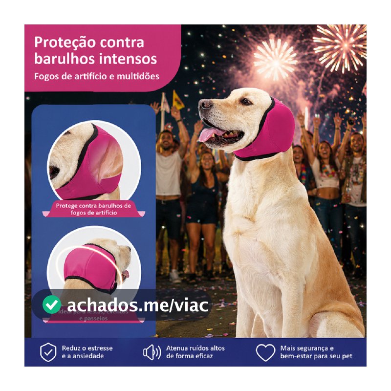Capas Para Orelhas De Cachorro SKEC , Protetor De Orelha Calmante Cães Antirruído Com Redução De Ruído , Protetores Ajus