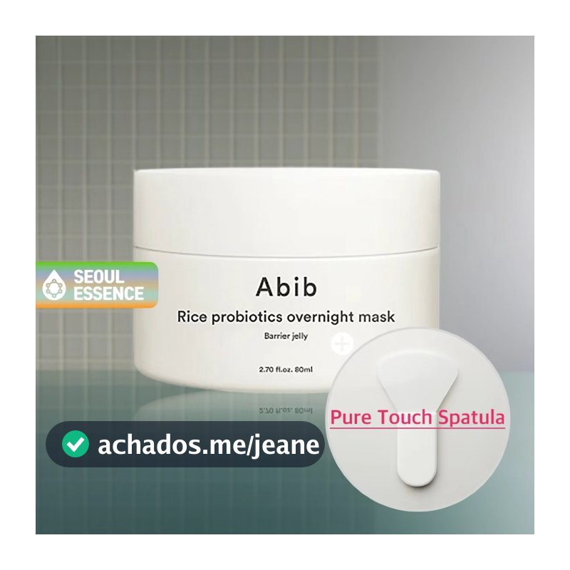 Abib Rice Probiotics Máscara Noturna Barrier Jelly 80ml-Não Irritante , Sem Fragrância , Reforço De Barreiras , Rechonchudas E Nutritivas