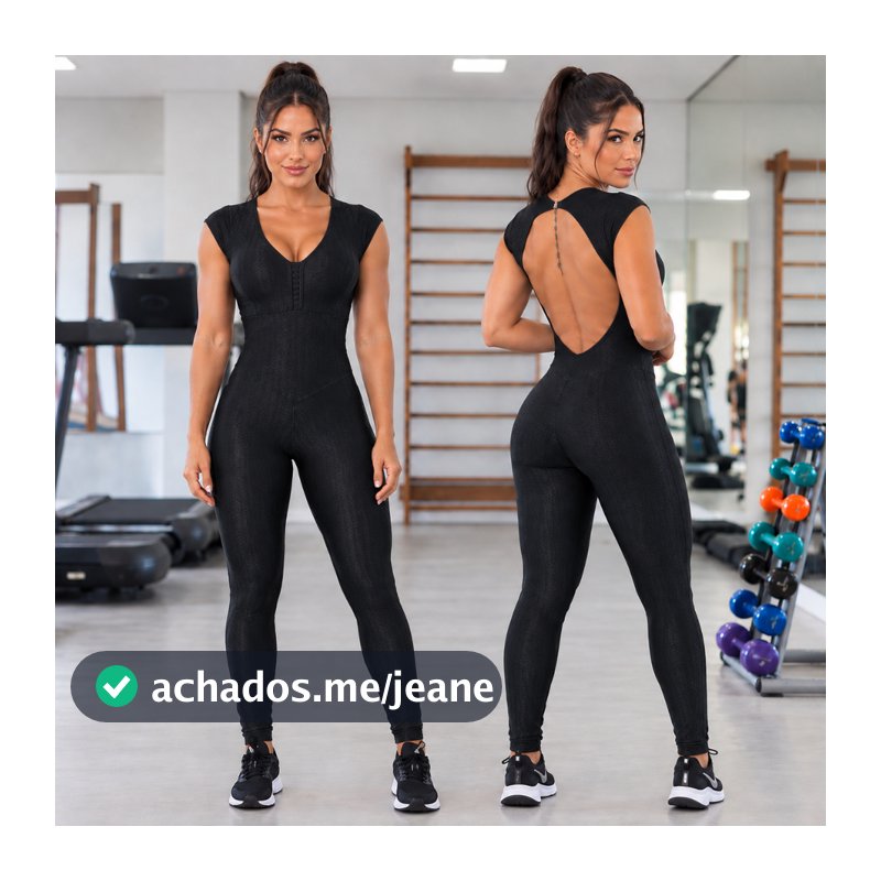 macacão feminino fitness academia 3d + bojo removível