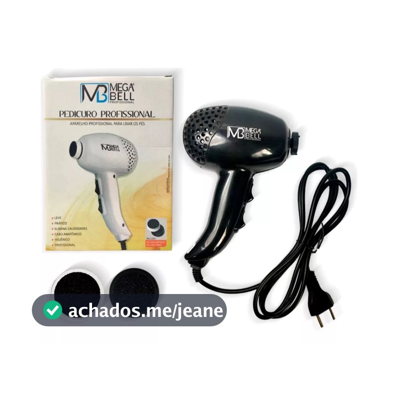Pedicuro Elétrico Profissional  Esfoliador para Pés +12 Lixas