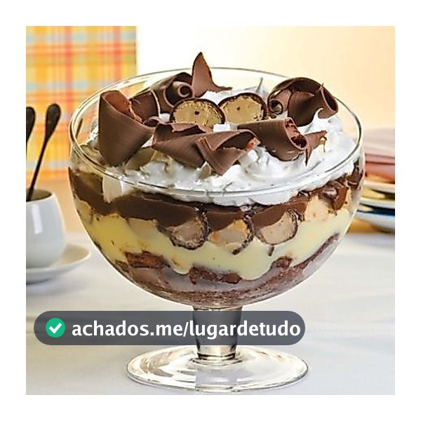 Taça Boca Torta Com Pé Vidro 20x19cm  para Decoração