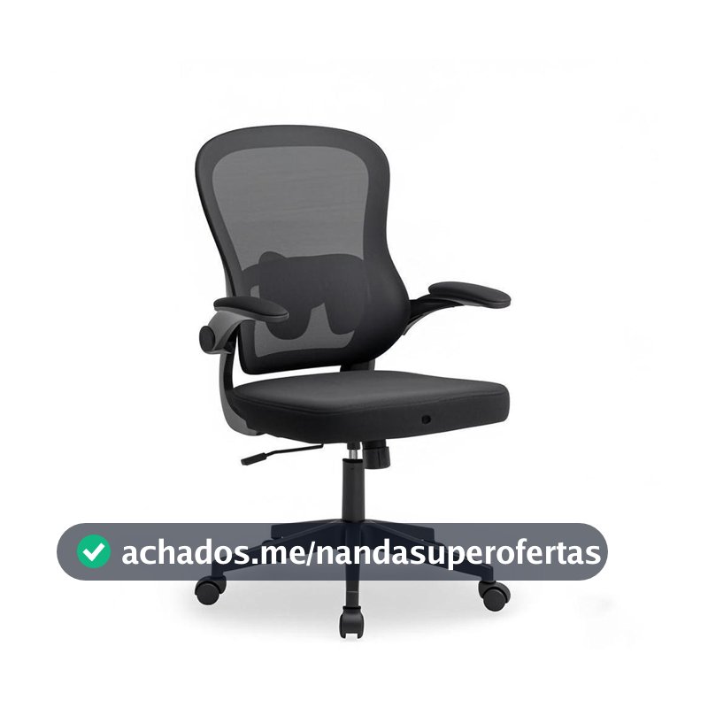 Cadeira de Escritório Executiva Base Preta com Rodinha Fortt Linea Preta - CSF20-PT