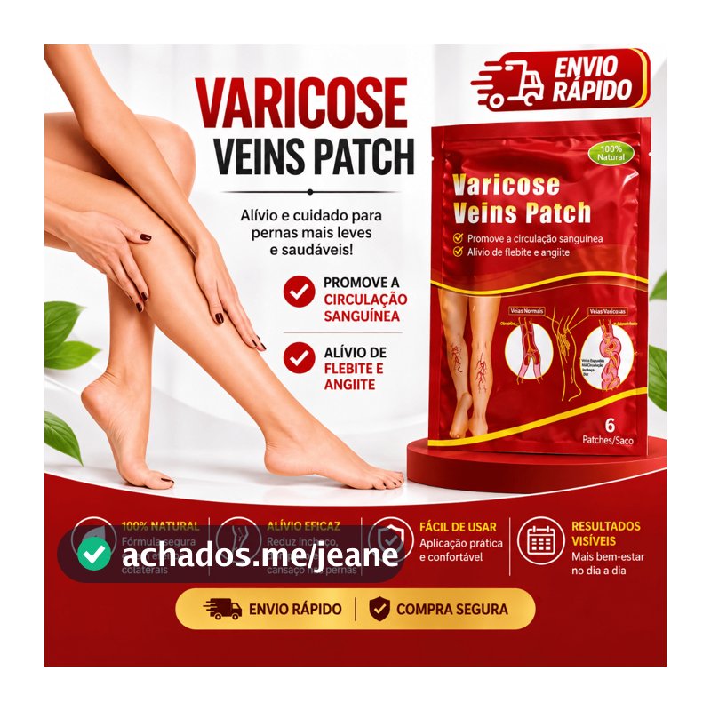 Kit Adesivos Auxilia As Varizes, Vasos E Veias Diminuição