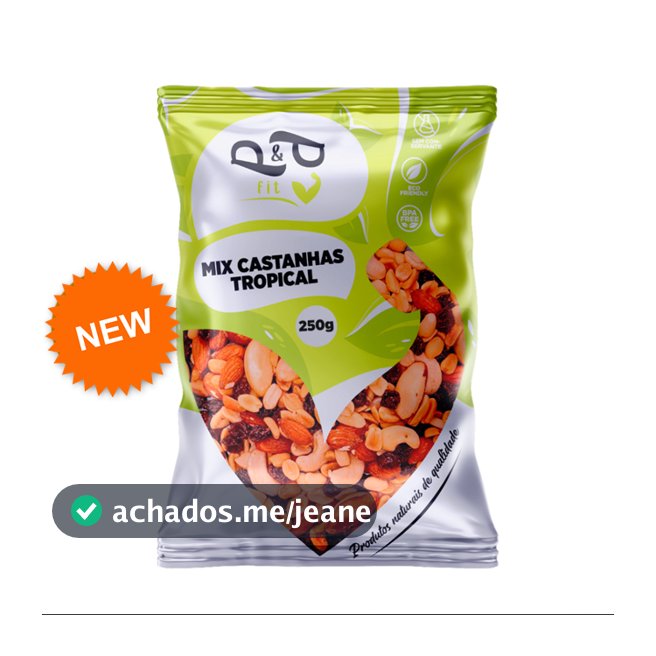 Mix Castanha Tropical Nuts Saudável Nozes, Amêndoas, Castanha Para/Caju Uva Passa Amendoim Gojiberry