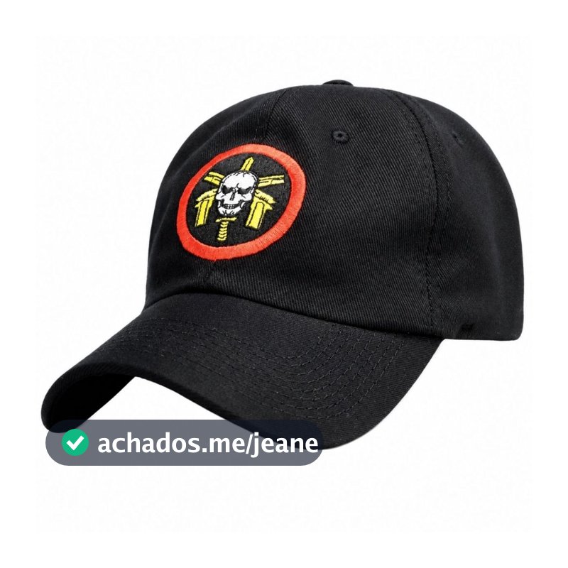 Boné Tático Militar Tropa de Elite Capitão Nascimento Fantasia Roupa Ajustável Bordado Cap