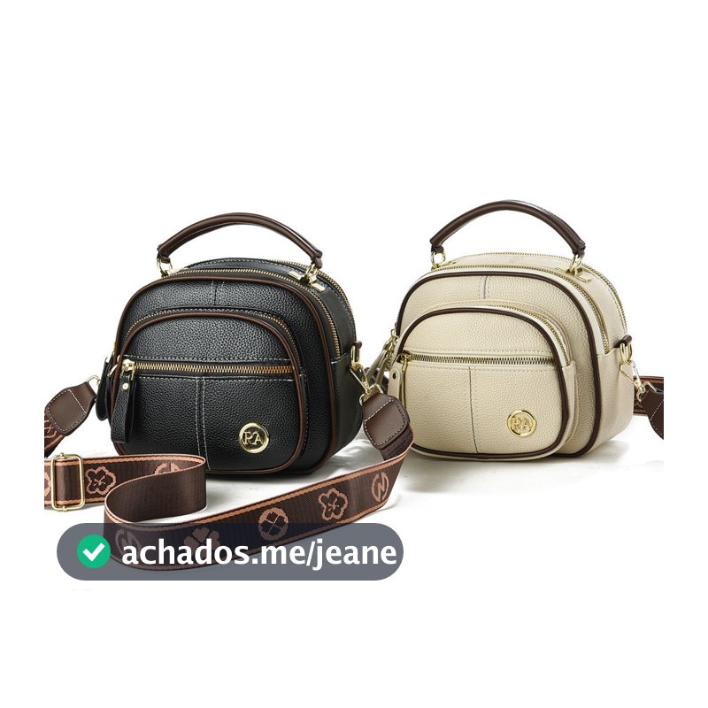 Bolsa De Ombro Multi Camada Na Moda Elegante E Casual Para Mulheres