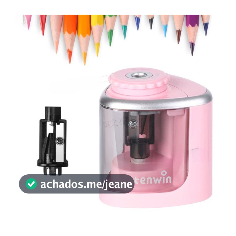 Apontador Automático para Lápis - 6-8mm Estilo Mesa! Ideal Escritório e Estudantes, Preciso