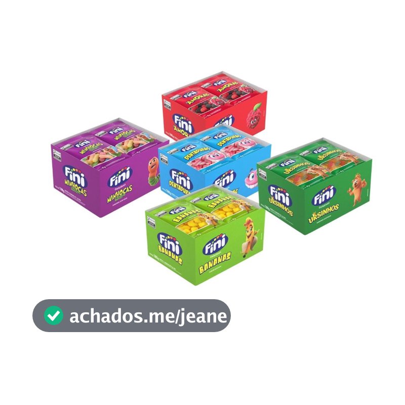 Kit Guloseimas FINI - 60 pacotes de 15g cada