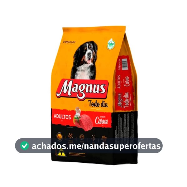 Ração Magnus Todo Dia Cães Adultos Carne 15kg