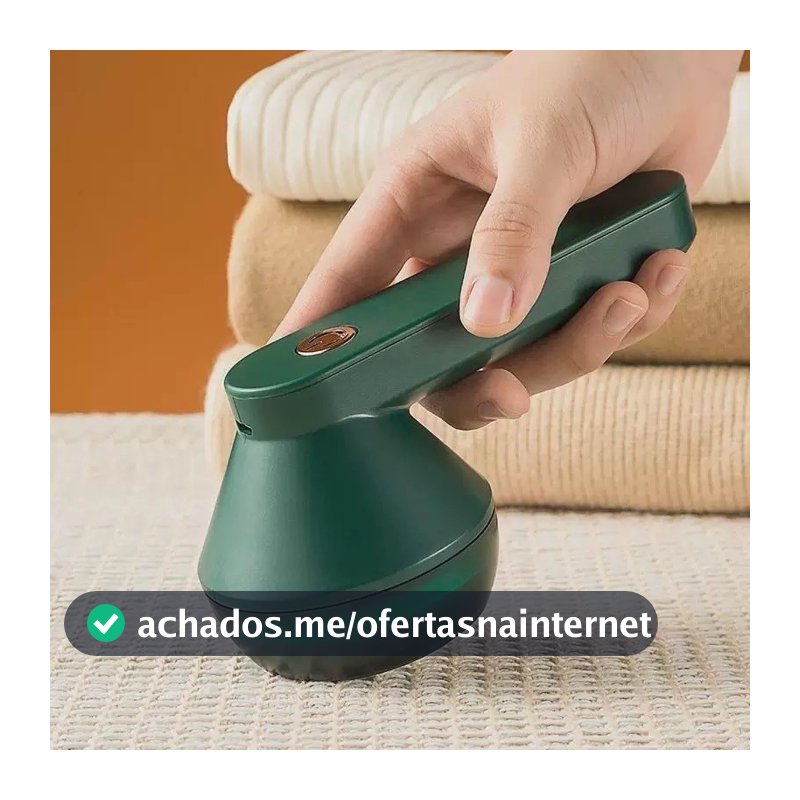 Papa Bolinhas Eletrico Tira Pelos de Roupas Removedor Aparador Sem Fio Recarregável MARISA