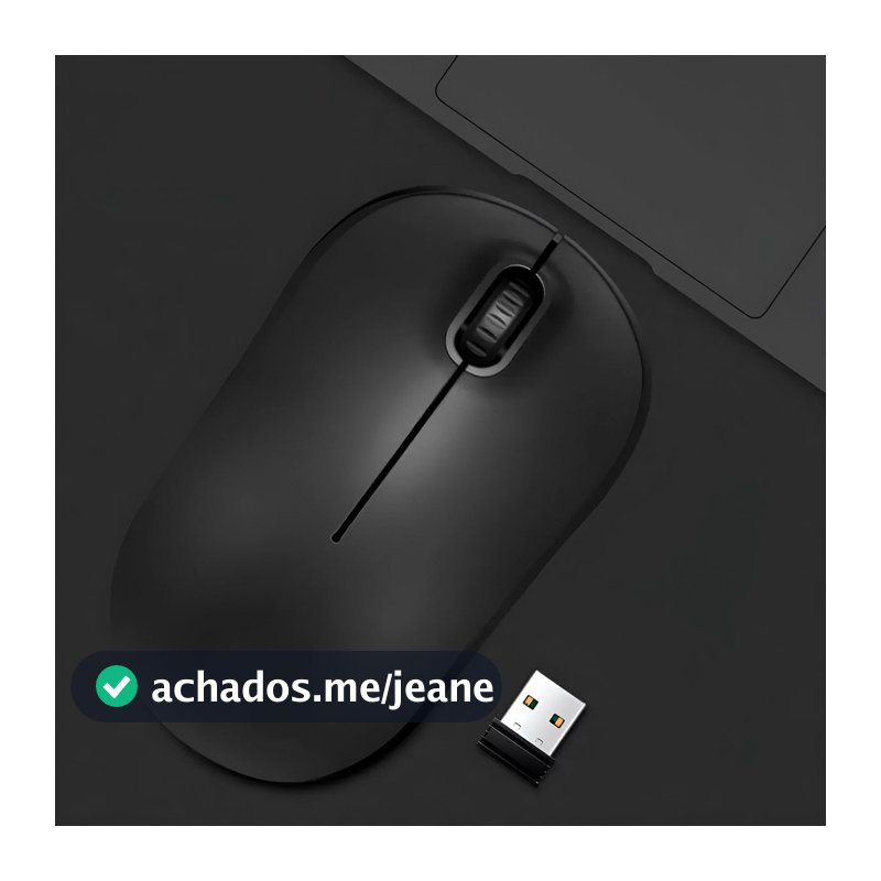 Mouse Óptico Wireless Sem Fio USB 2,4 GHz para Escritório