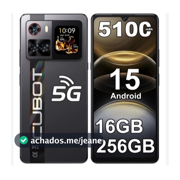 Celular Cubot X100 256/16 Pronto entregar + Capa dentro do caixa (NFC) Andriod 15