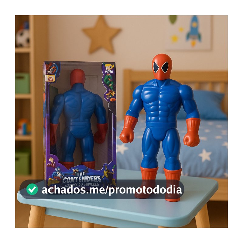 Boneco super Heróis articulado 35cm