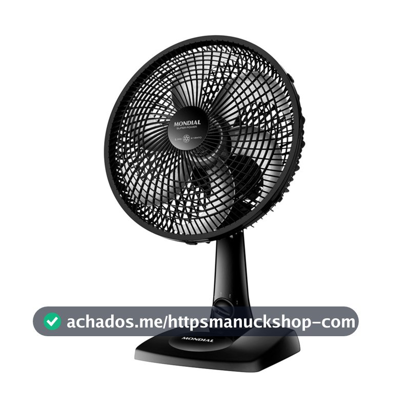 Ventilador de mesa 30 cm 6 pás com 3 velocidades - VSP-30-B - Mondial
