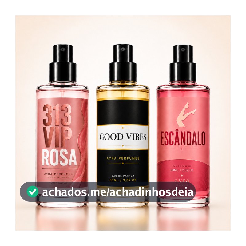 Body Splash Feminino Sedução Provocante Floral Frutal Fixação Marcante Longa Duração Kit Presente