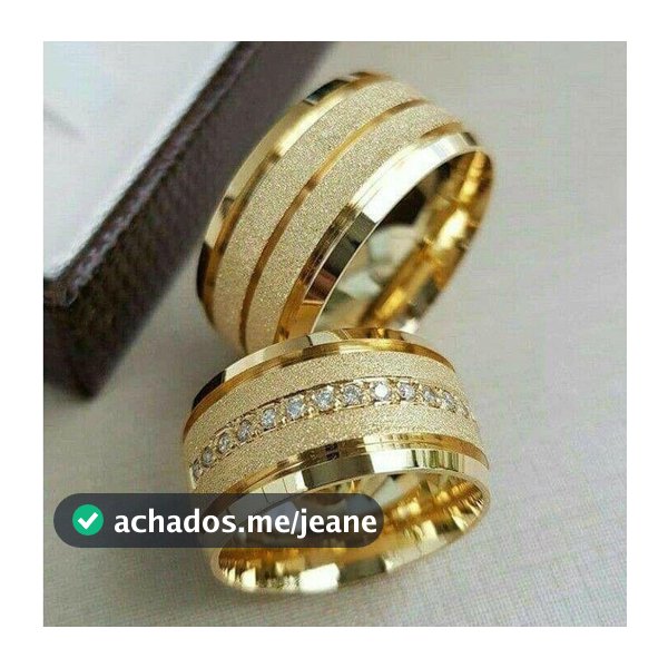 Alianças Moeda Antiga, Noivado/Casamento, 10MM, Pedras Zircônia + Caixinha  de Veludo + Gravação