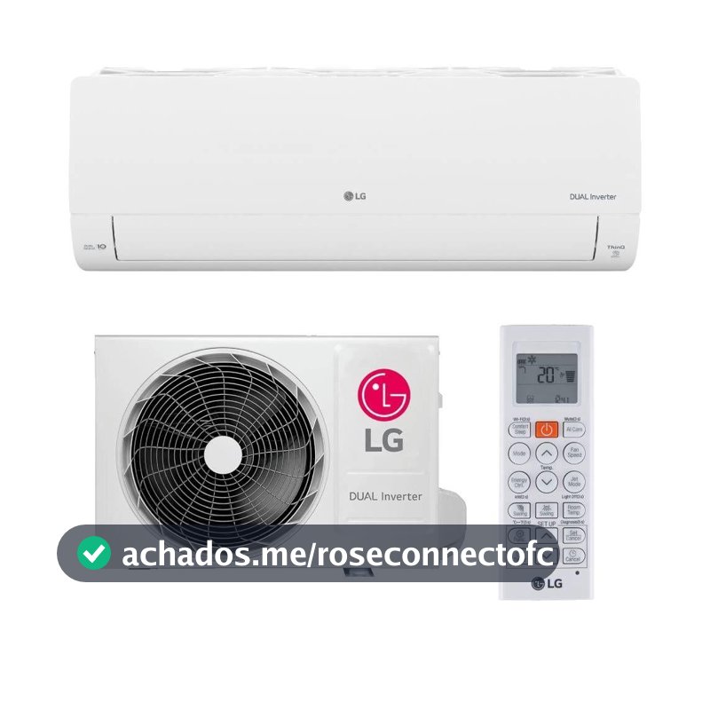 Ar Condicionado LG AI Dual Inverter Voice 9000 BTU Quente Frio 220V S3UW09AA31D.EB2GAM1