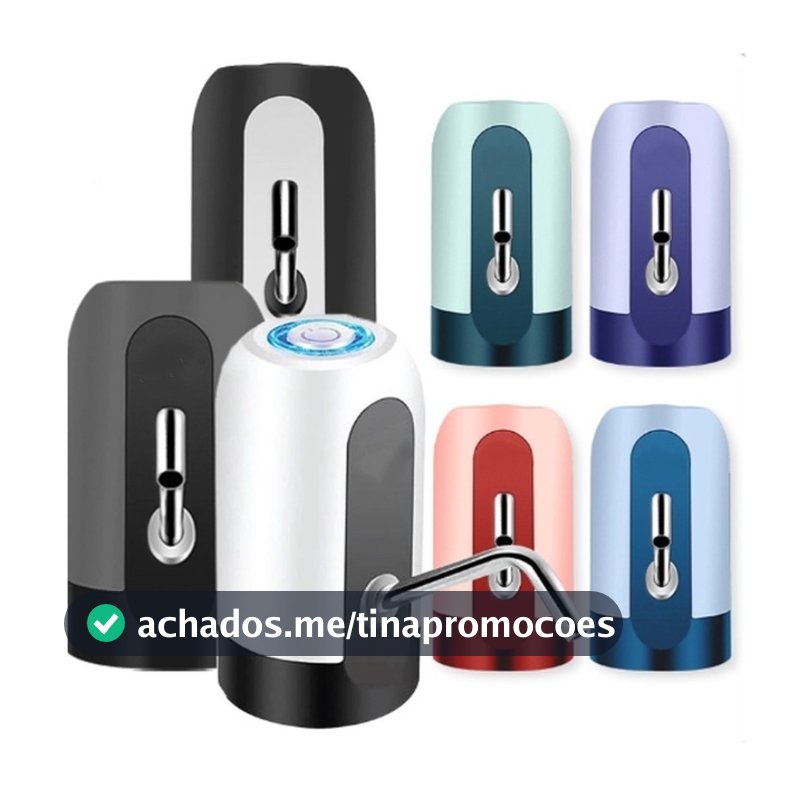 Verde/Roxo/Branco Bomba Elétrica De Galão Universal Com Carregamento USB Para Galão Garrafão De Água Promoção
