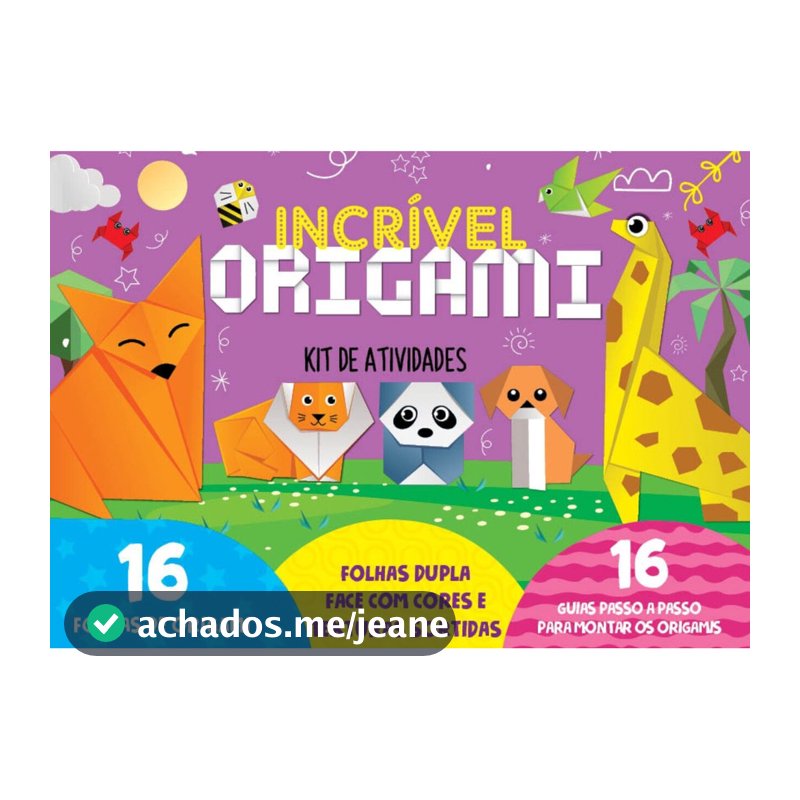 Incrível Origami Kit de atividades
