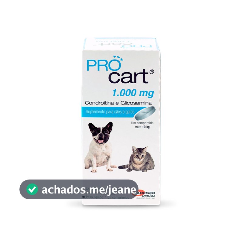 Pro Cart 1000mg c/60 comprimidos - Agener Uniao
