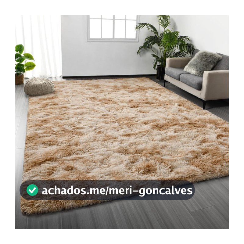 Tapete Quarto Sala 1,50m X 1,00m Peludo