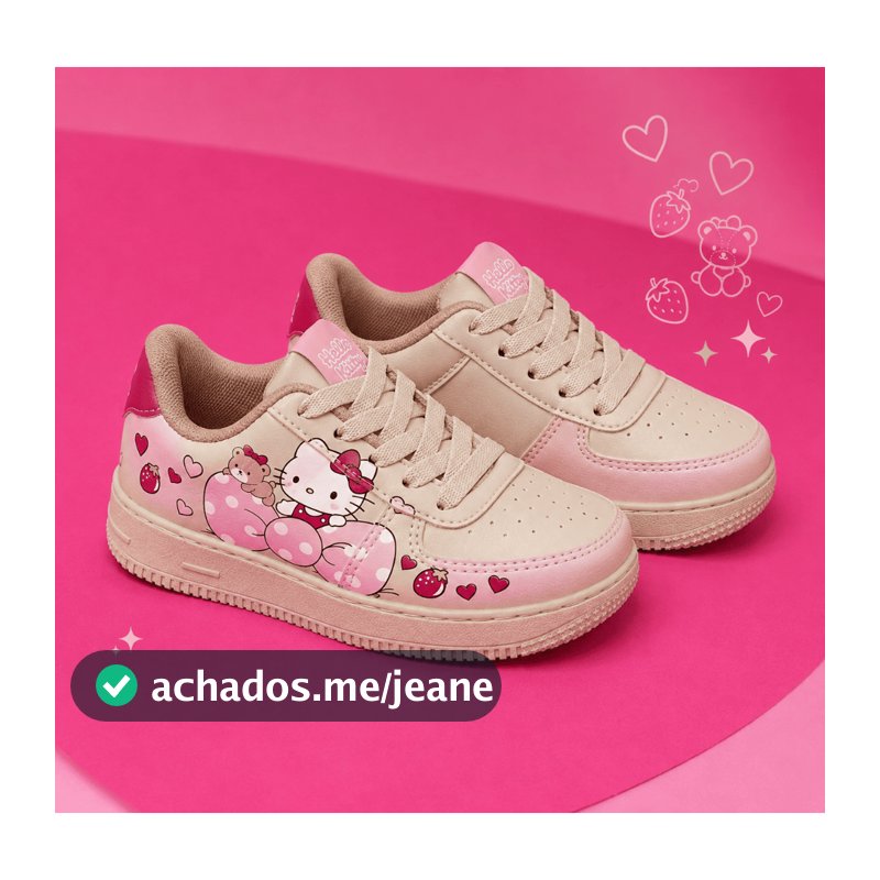 Tênis Infantil Feminino Casual Personalizados