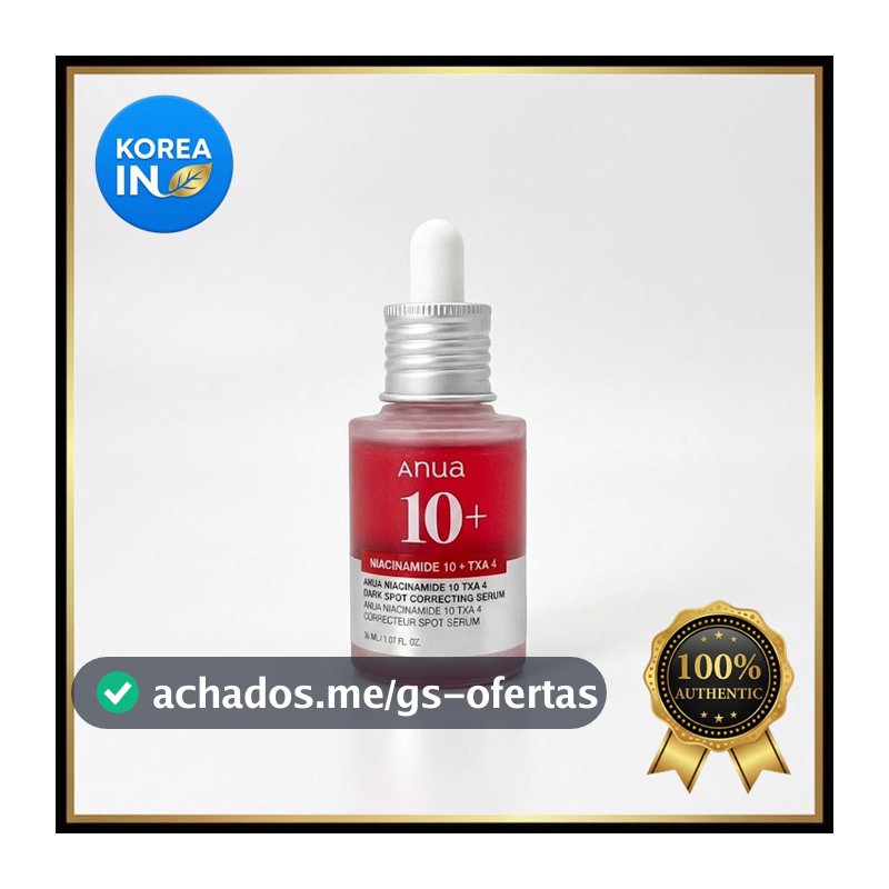 Anua Niacinamide 10% + TXA 4% Serum 30ml - Clareador Manchas Escuras Cicatriz de Acne Melasma