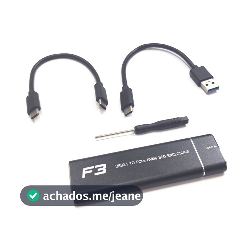 Adaptador Ssd M2 Nvme Pcie Case Externo Usb-c E Usb 3.0  1447