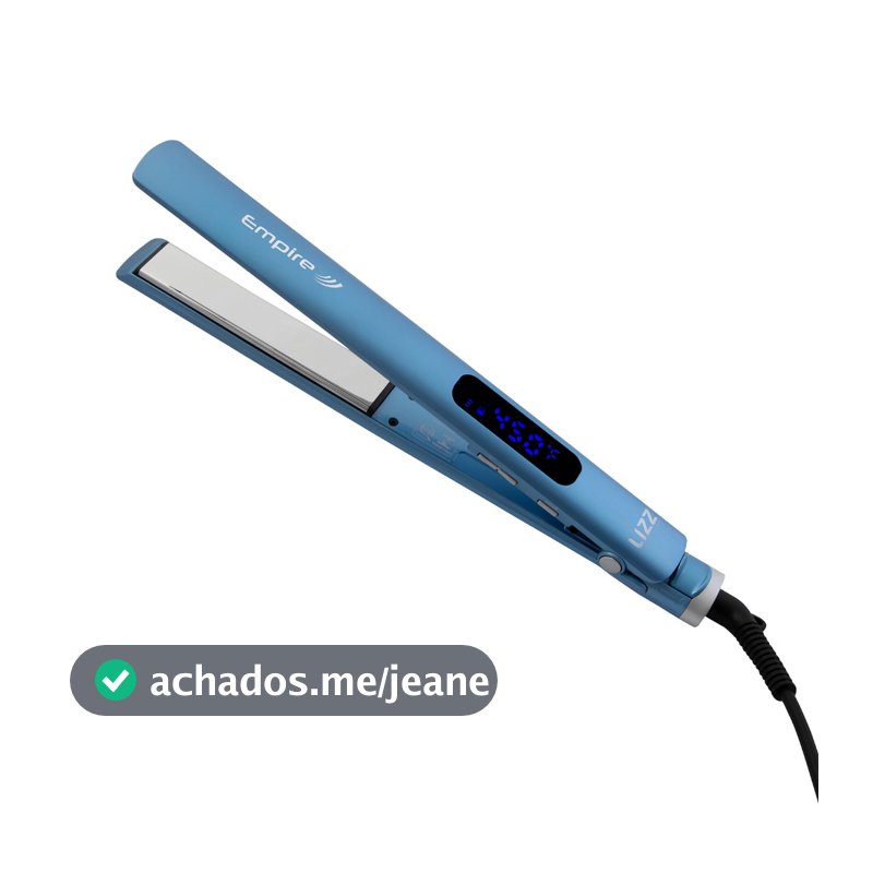 Prancha Alisadora Empire Titanium Bivolt 230°C/450°F - Lizz Pro