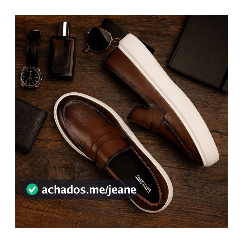 Mocassim Masculino Loafer Casual Premium Couro Confortável