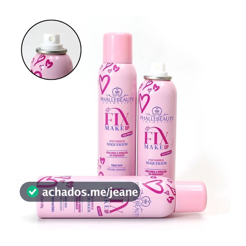 Fixador de Maquiagem Phállebeauty Fix Makeup