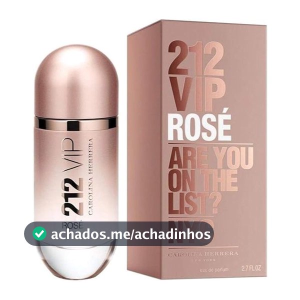 212 Vip Rosé Feminino Eau de Parfum 125ml