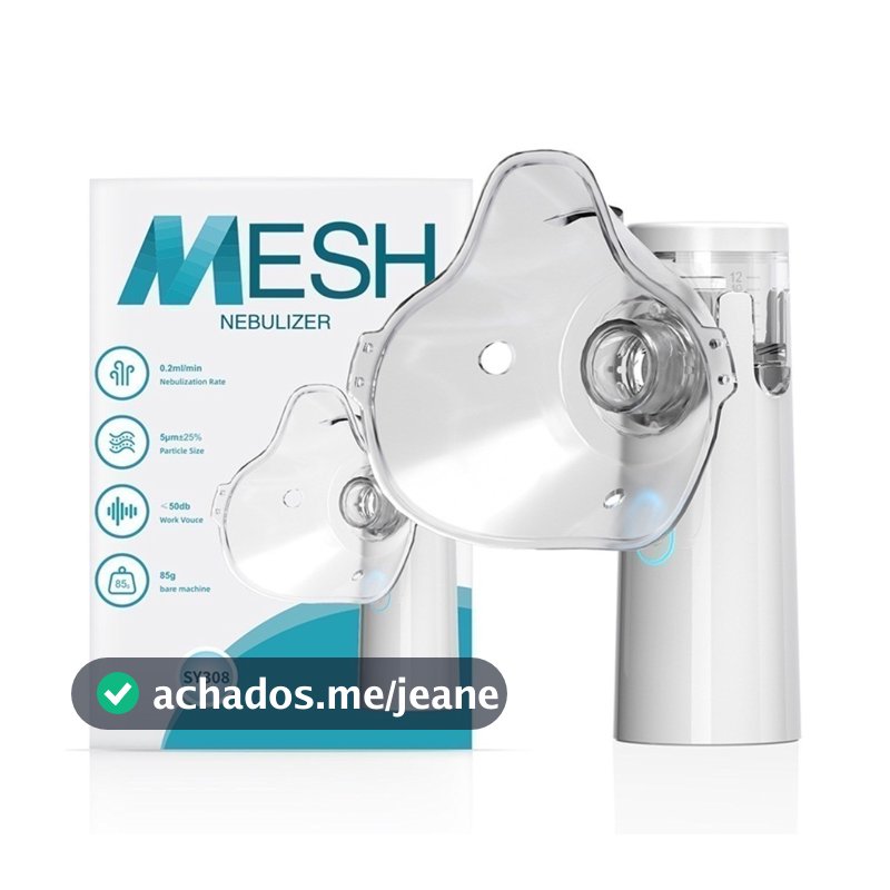 Nebulizador Inalador Portátil E Silencioso  Ajustável Adequado Para Crianças E Adultos
