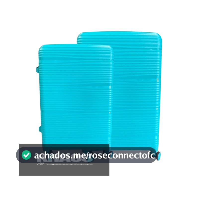 Kit Mala Média 23kg + Mala Grande 35kg Polipropileno Oklahoma; ENVIO IMEDIATO MENOS DE 24HS DIAS ÚTEIS;