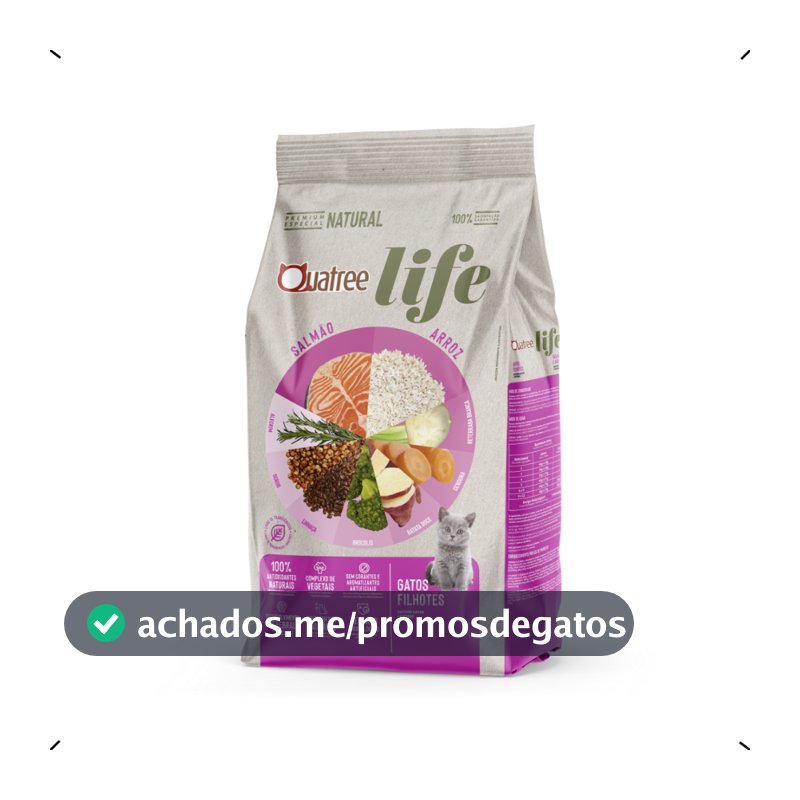 RAÇÃO QUATREE LIFE GATO FILHOTE 10KG