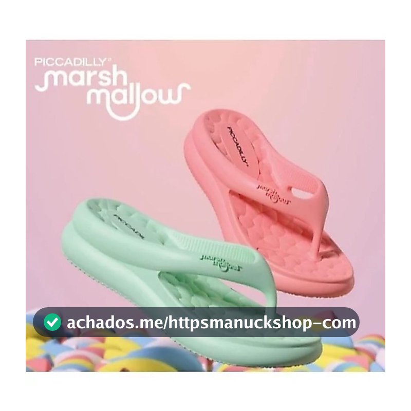 Chinelo Feminino Nuvem Ortopédico Piccadilly Marshmallow | Lançamento! | Produto Original Piccadilly