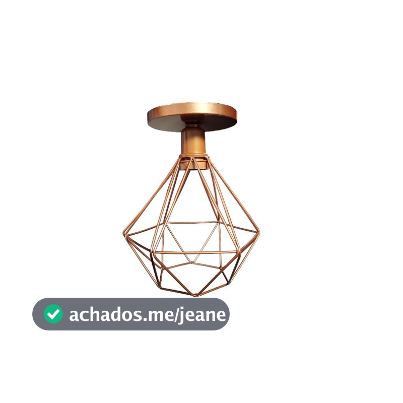 Lustre Plafon Diamante Luxo
