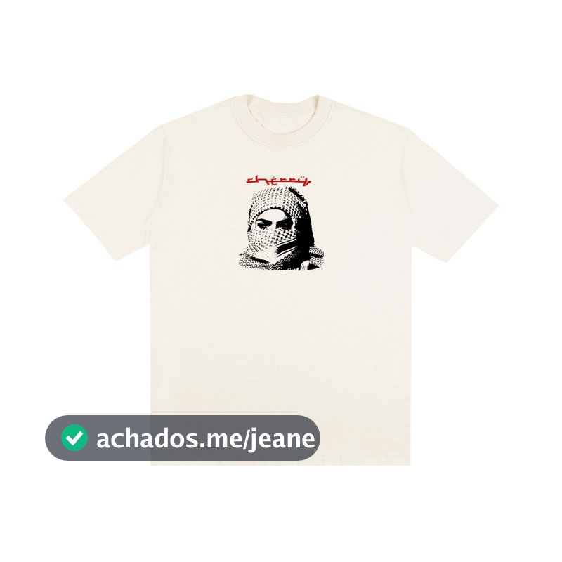 Camiseta Streetwear Cherry Estampada Camiseta Oversized Algodão