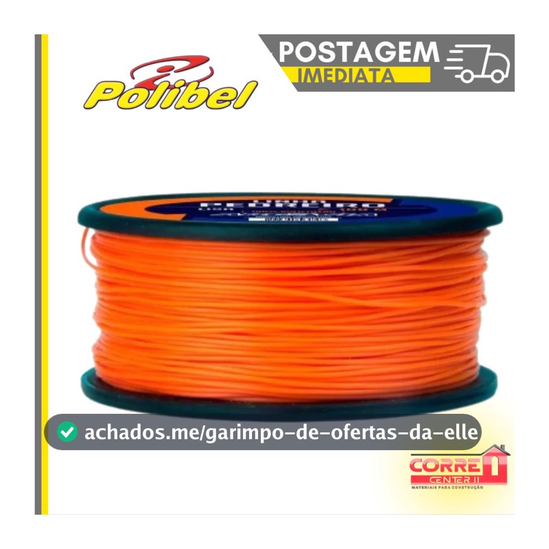 Linha de Pedreiro ( Lisa Laranja ) Polibel 50 e 100 Metros