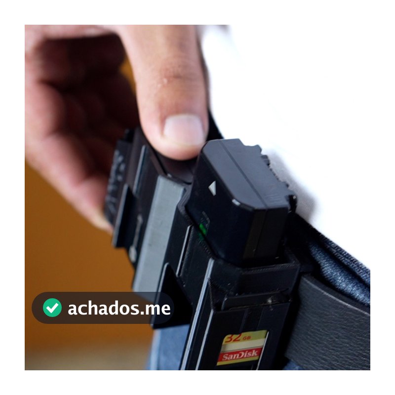 Suporte para Cinto 2 Baterias Np-fz100 Sony 2 Cartões De Memória