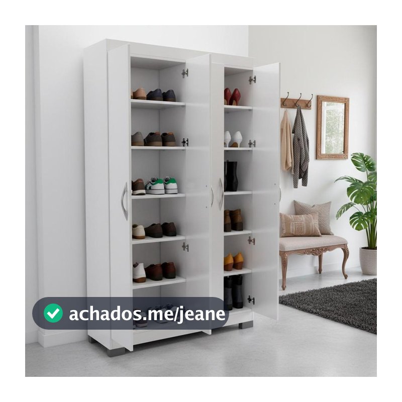 Armário Sapateira Multiuso 4 Portas DM-580