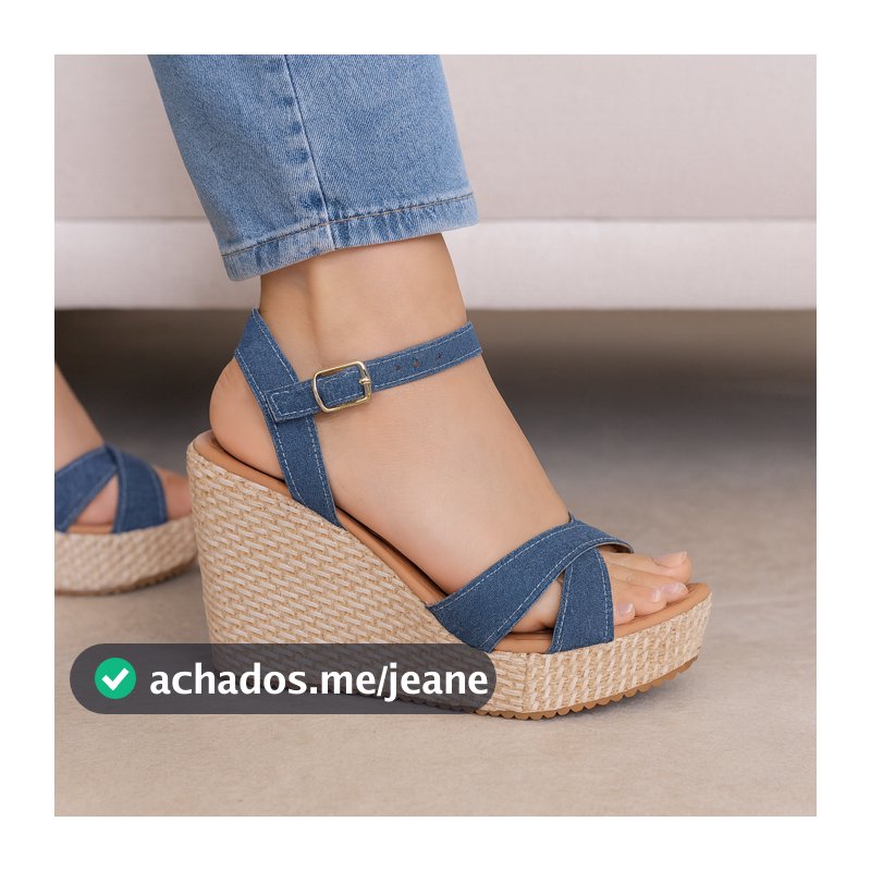Sandália Anabela Perfeita: Conforto Estilo e Cores Modernidade e Conforto Sandália Anabela de Verão