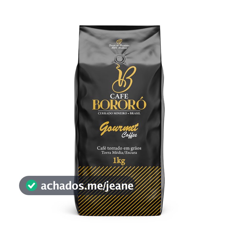 Café Em Grãos Torrado Arábica Gourmet 1kg Café Bororó