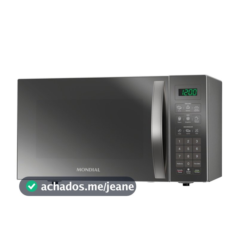 Micro-ondas 34 litros 1400 watts espelhado - MO-02-34-E - Mondial
