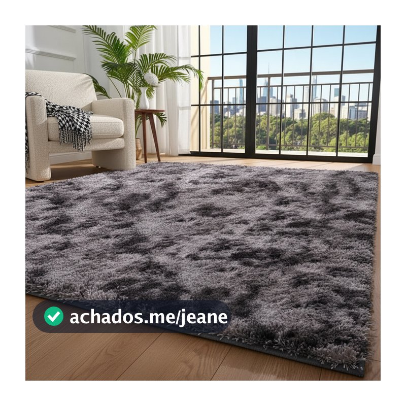 Tapete Felpudo Peludo 3x2 Metros Grande Luxo 300x200 Para Sala/Quarto Oferta