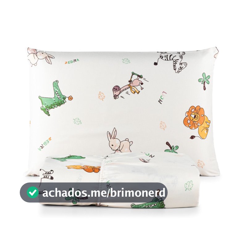 Jogo de Lençol com Elástico Solteiro 02 Peças Cama Box 200 Fios Toque Macio