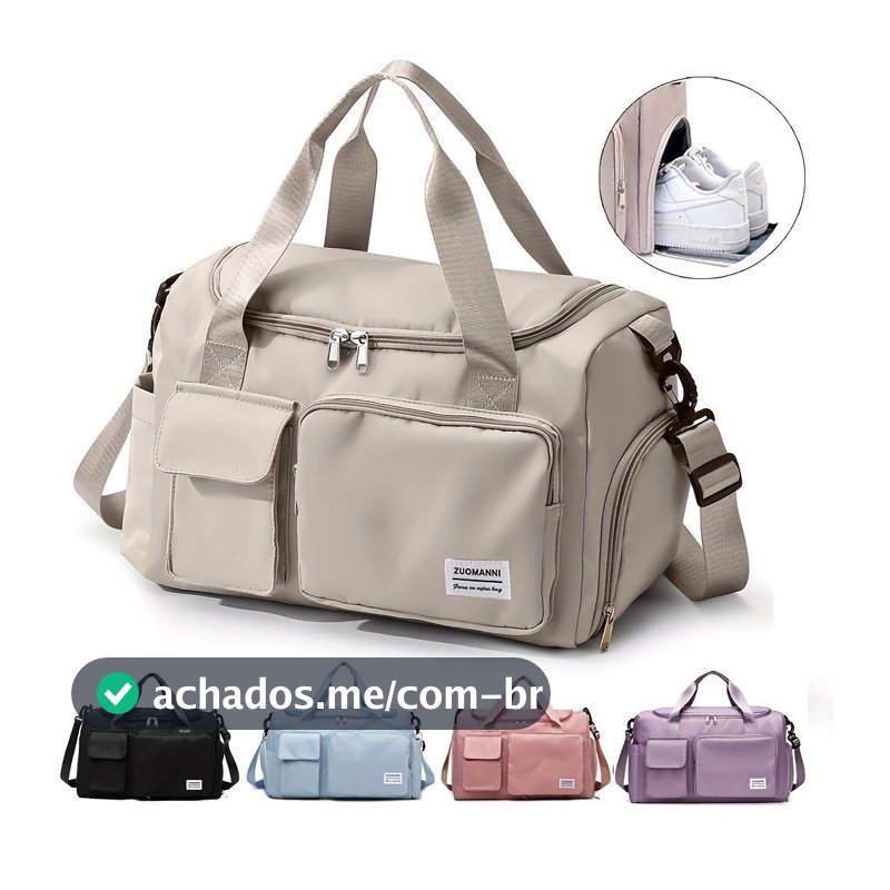 Bolsa Mala de Viagem Multifuncional de Grande Capacidade Resistente e Impermeável