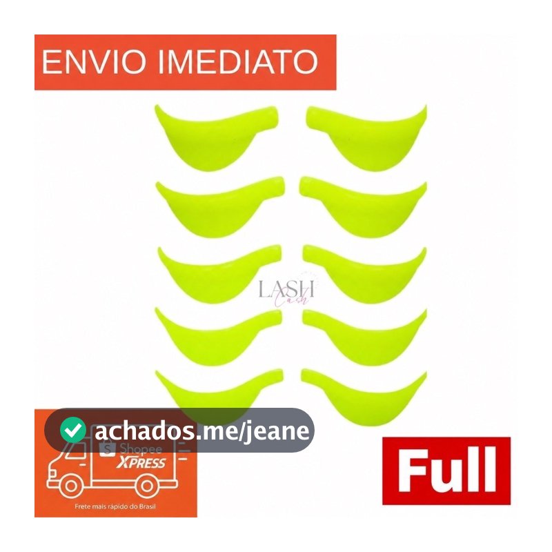 Molde Anatômico Lashlifting Modelo Russo 5 pares