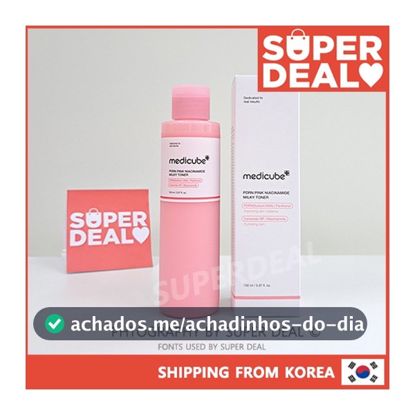 [Enviado da Coreia] Medicube PDRN Pink Niacinamide Milky Toner 150ml